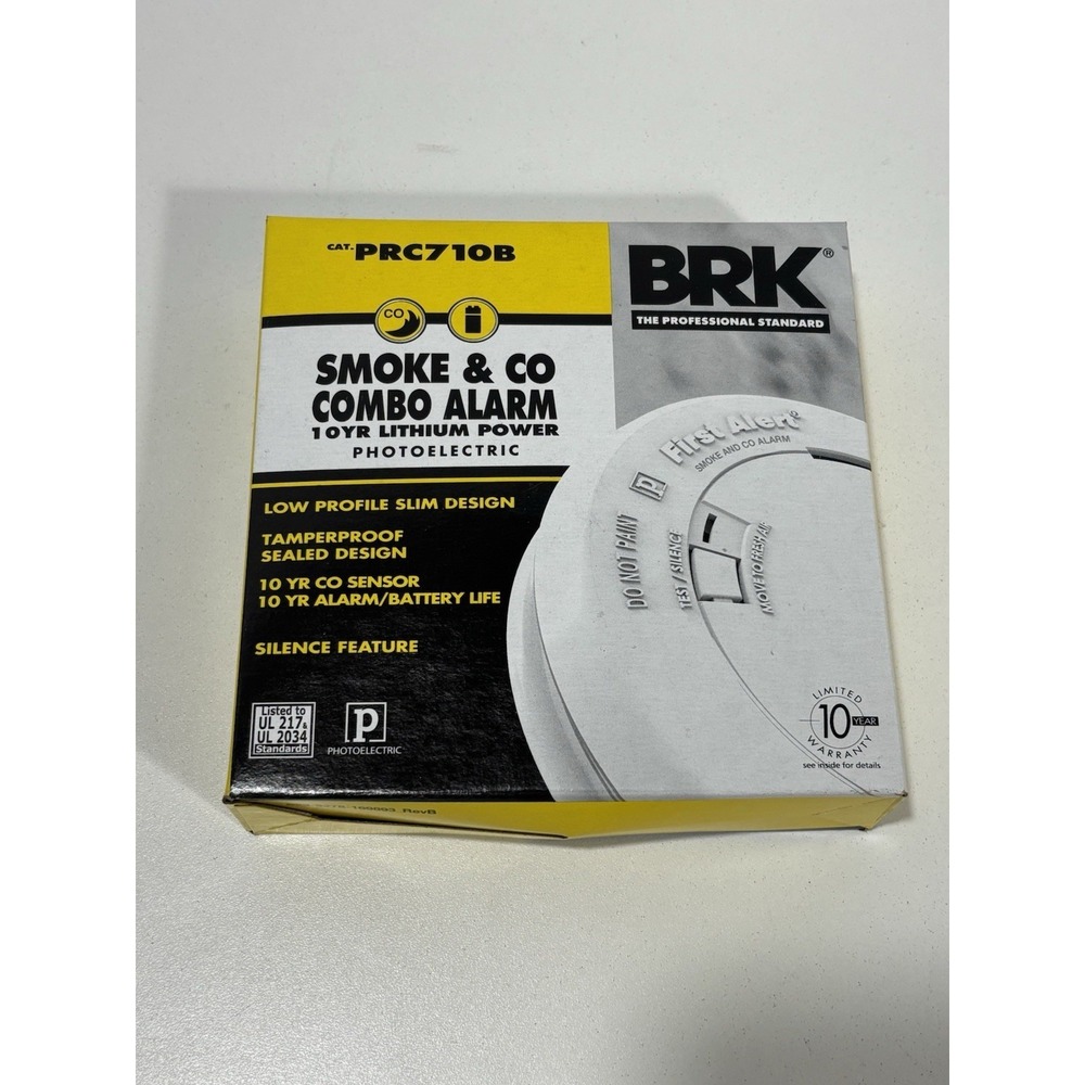 BRK PRC710B‎ Smoke & Carbon Monoxide Combo Alarm